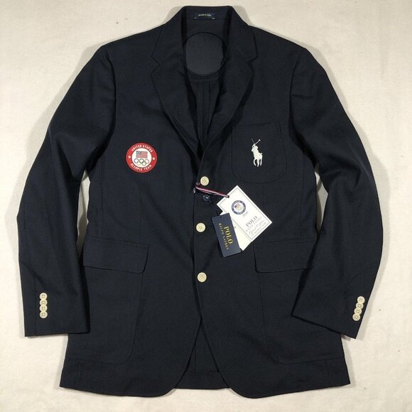 Polo Ralph Lauren Other - Polo Ralph Lauren Mens USA Olympic Team 2020 42XL Navy Blazer Sport Coat NEW